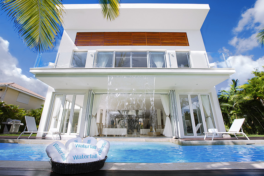 Luxury Villa Waterfall <i>for rent in Bavaro, Punta Cana, DR</i> - Villa Waterfall in Punta Cana