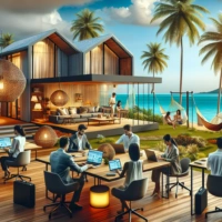 Workation-Ready Villas in Cocotal: High-Speed Internet, Workspace & More