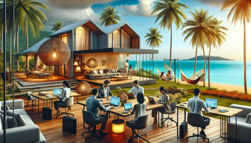 Workation-Ready Villas in Cocotal: High-Speed Internet, Workspace & More